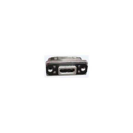 Amphenol Usb Connector, 24 ContactS, Male, Straight, Solder Terminal, No 2-56 Unc, Receptacle MUSBRM5C130